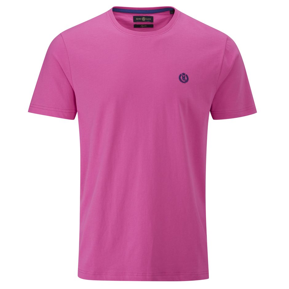 Henri Lloyd Radar Club Regular T-Shirts in Deep Pink