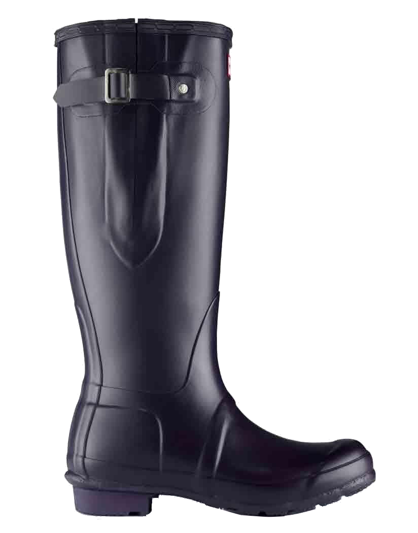 Hunter Ladies Original Adjustable High Boot Welly Aubergine