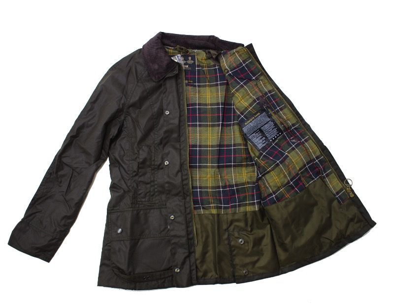 barbour classic beadnell waxed jacket olive