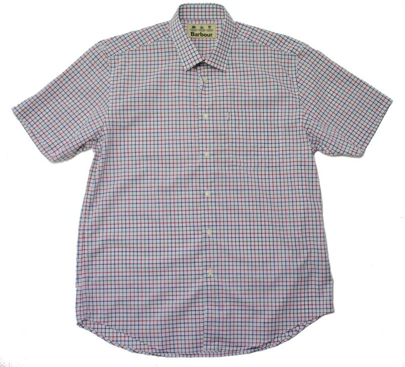 Barbour Lidcutt Checked Shirt in Brick Red