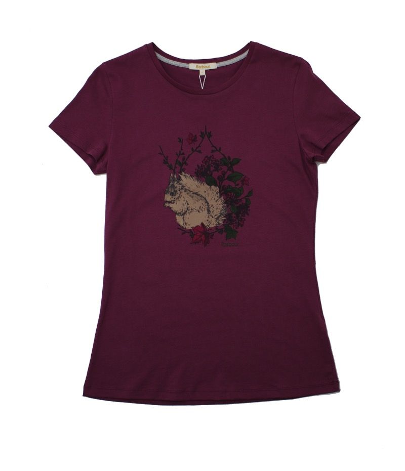 Barbour Fell T-shirt in Huckleberry