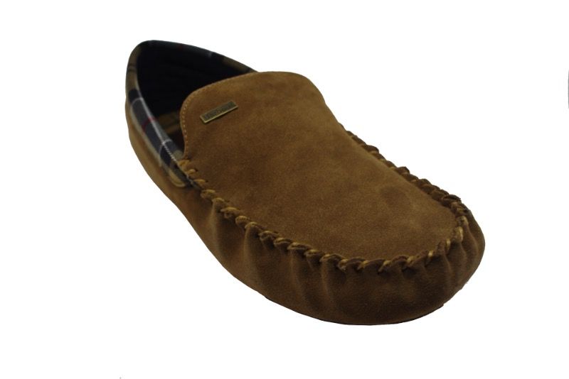 Barbour Bobby Slipper in Camel