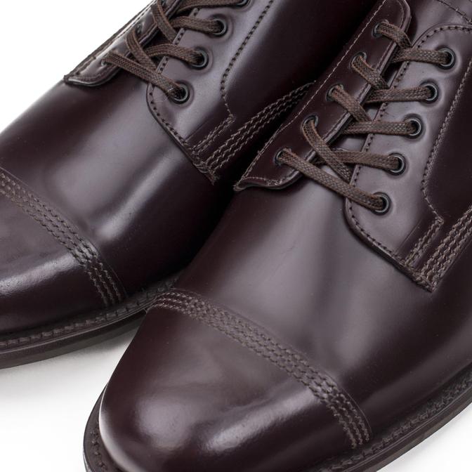 Sanders Military Style Derby Shoes 1128R in Burgundy Sanders Military Style Derby Shoes 1128R in Burgundy