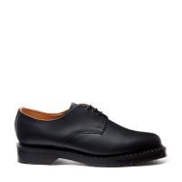 Solovair Greasy Gibson Shoe in Black