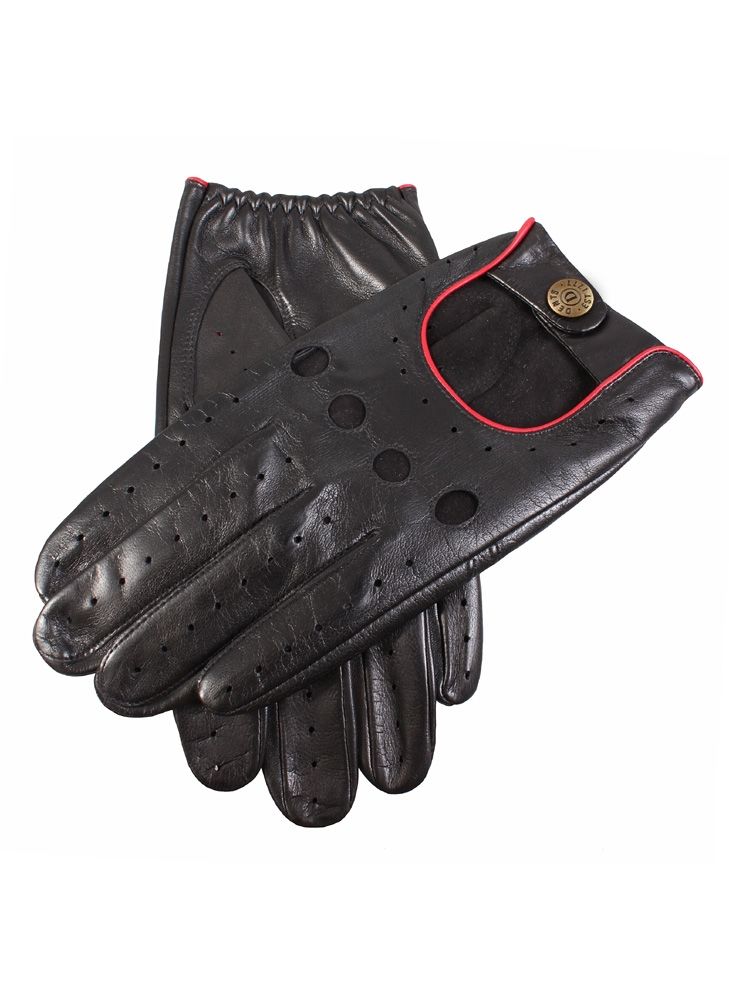 Dents Hairsheep Leather Classic Driving Gloves In Black