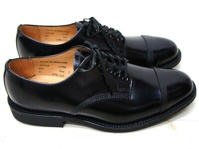 Sanders Military Style Derby Shoes 1128B in Black
