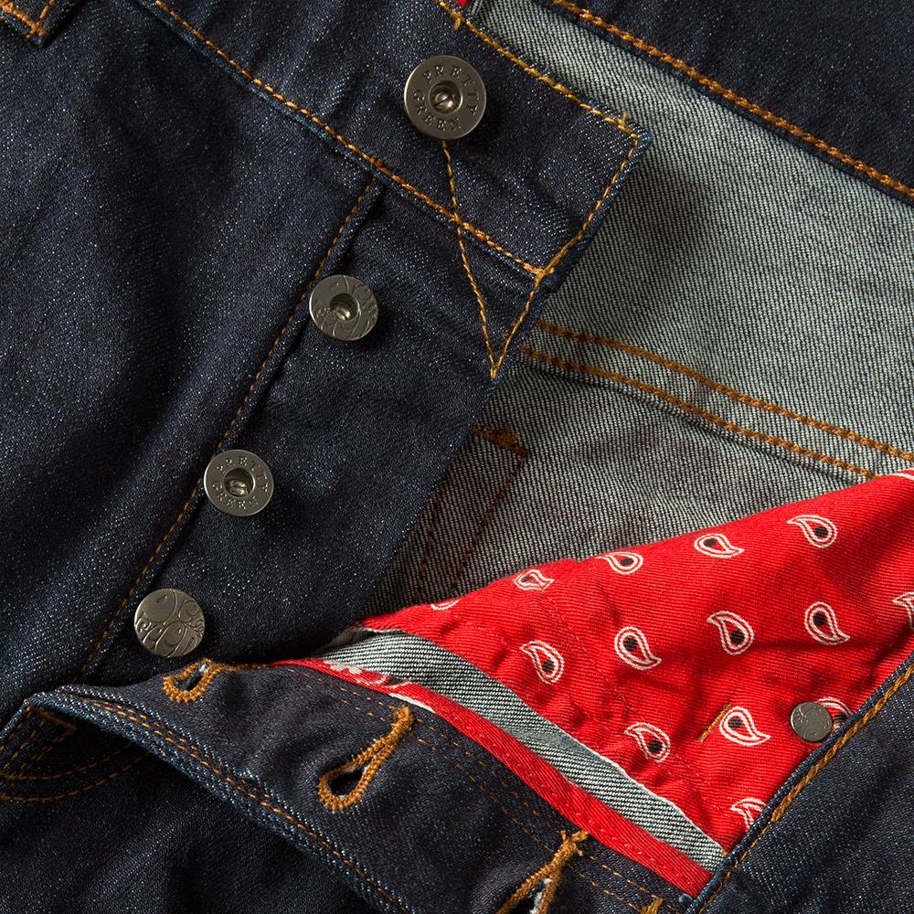 pretty green burnage regular fit jeans
