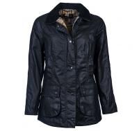 Barbour Beadnell Wax Jacket in Navy