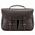 Tusting Clipper Leather Satchel In Sundance Floodlight