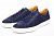 John White Bari Suede Sneakers In Navy