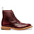 NPS Shoes Heath 6 Eye Derby Boots in Burgundy