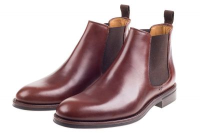 John White Portchester Calf Chelsea Boots In Tan