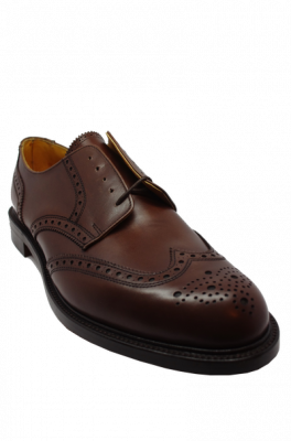 Alfred Sargent Large Size Gibson Brogue in Brown