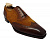 Gaziano & Girling Astaire Shoes in Vintage Cedar Calf/ Fox Suede