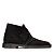 Clarks Desert Boot in Black Suede