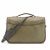 Tusting Clipper Satchel In Lichen Waxed Canvas With Sundance Leather Trim