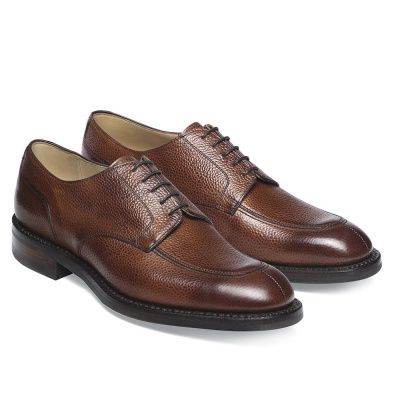 Joseph Cheaney Chiswick R Derby In Mahogany Grain Leather