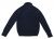 Fred Perry Shawl Knit Wool Jumper in Navy