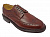 Barker Grassington Brogue in Cherry Grain Leather