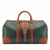 Tusting Harrold Chellington Leather Holdall In Green And Tan