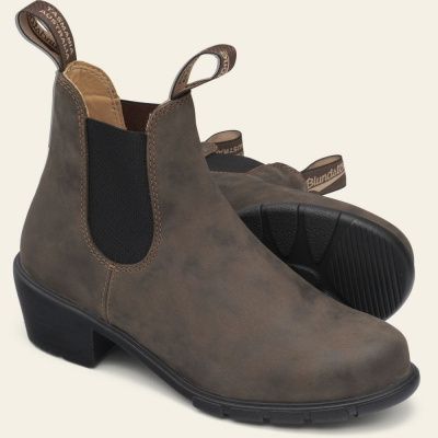 Blundstone 1677 Heel Boots in Rustic Brown
