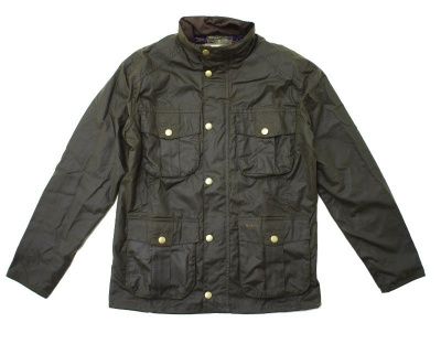 Barbour Men's New Utility Waxed Jacket in Olive