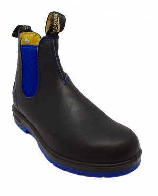 Blundstone 1403 Chelsea Boot in Black Blue Sole