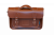 Zatchels Classic Chestnut Leather Briefcase Satchel 13