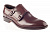 John White Ripon Calf Double Monk Shoe In Brown