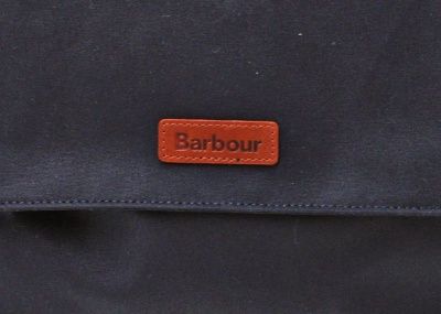 Barbour Wax Floral Bloom Messenger Bag in Navy