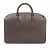 Tusting Henley Leather Zip-Top Briefcase In Dark Brown Bridle