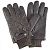 Barbour Quilted Leather Glove In Brown