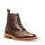 NPS Shoes Heath 6 Eye Derby Boots in Walnut