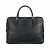 Tusting Langford Leather Briefcase In Black