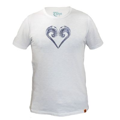 Tonn T-Shirt Ocean Lovers in White