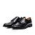 Sanders Military Style Derby Shoes 1130B in Black