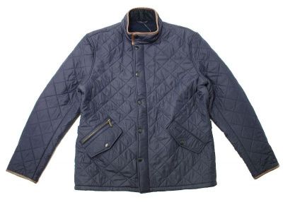Barbour Powell Quilted Jacket in Navy