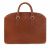 Tusting Henley Leather Zip-Top Briefcase In Tan Bridle